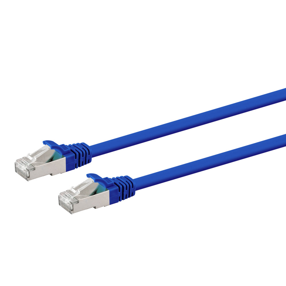 LINKQNET 1M CAT6A SHIELDED LSZH NETWORK CABLE - BLUE