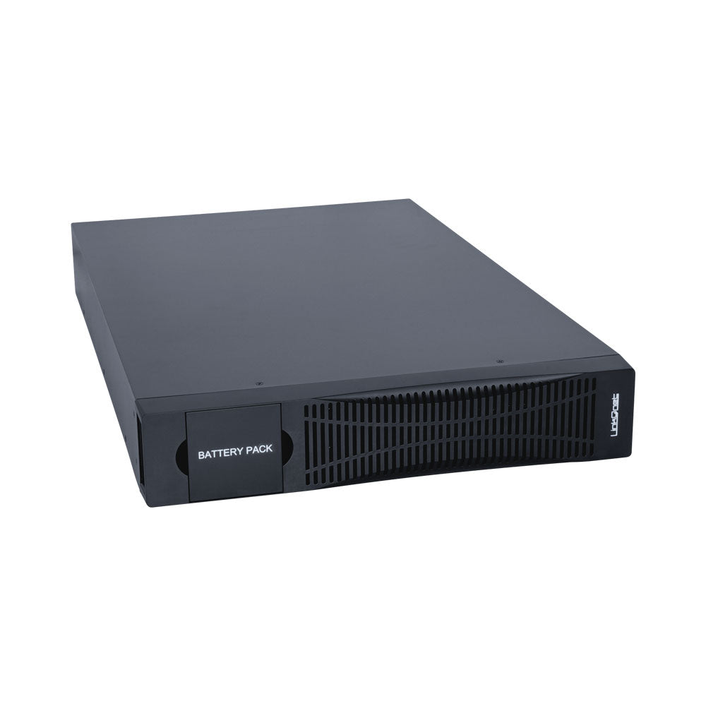 LINKQNET 2U RACKMOUNT BATTERY CASE FOR MP 2KVA/3KVA UPS - POPULATED WITH 12X 9AH BATTERIES