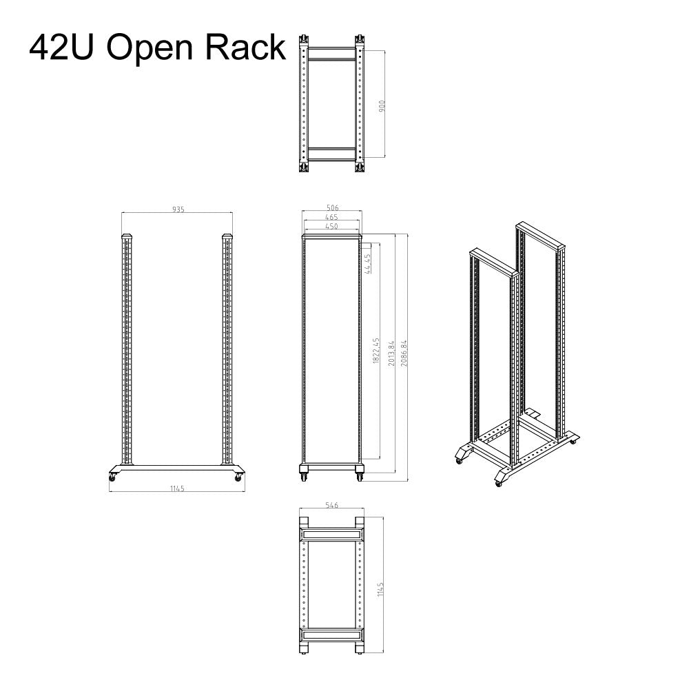 LINKQNET 42U OPEN RACK - image 6