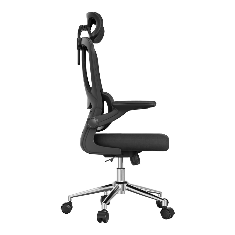 LINKQNET OC19 ERGONOMIC OFFICE CHAIR WITH MESH BACKREST, ADJUSTABLE LUMBAR SUPPORT AND ADJUSTABLE SEAT HEIGHT - image 2