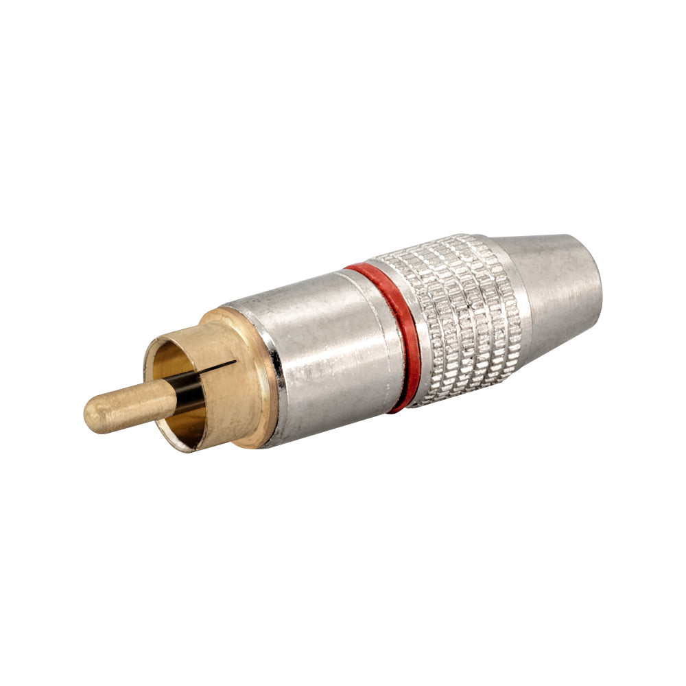LINKQNET RCA MALE METAL CONNECTOR - RED