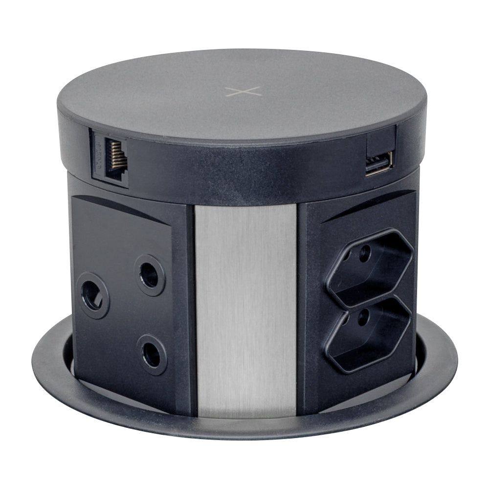 LINKQNET 120MM ECO POP-UP WITH WIRELESS CHARGING (BLACK) - image 2