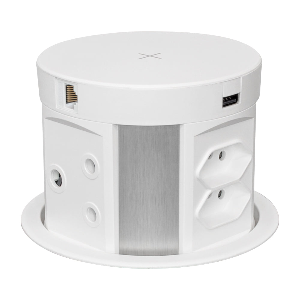 LINKQNET 120MM ECO POP-UP WITH WIRELESS CHARGING (WHITE) - image 2