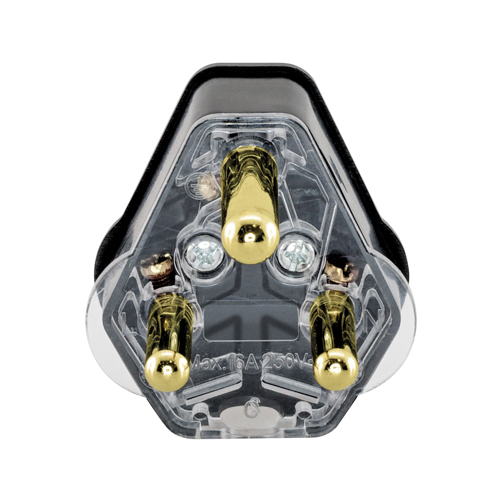 LINKQNET BLACK 3-PRONG NORMAL 16A PLUG - image 2