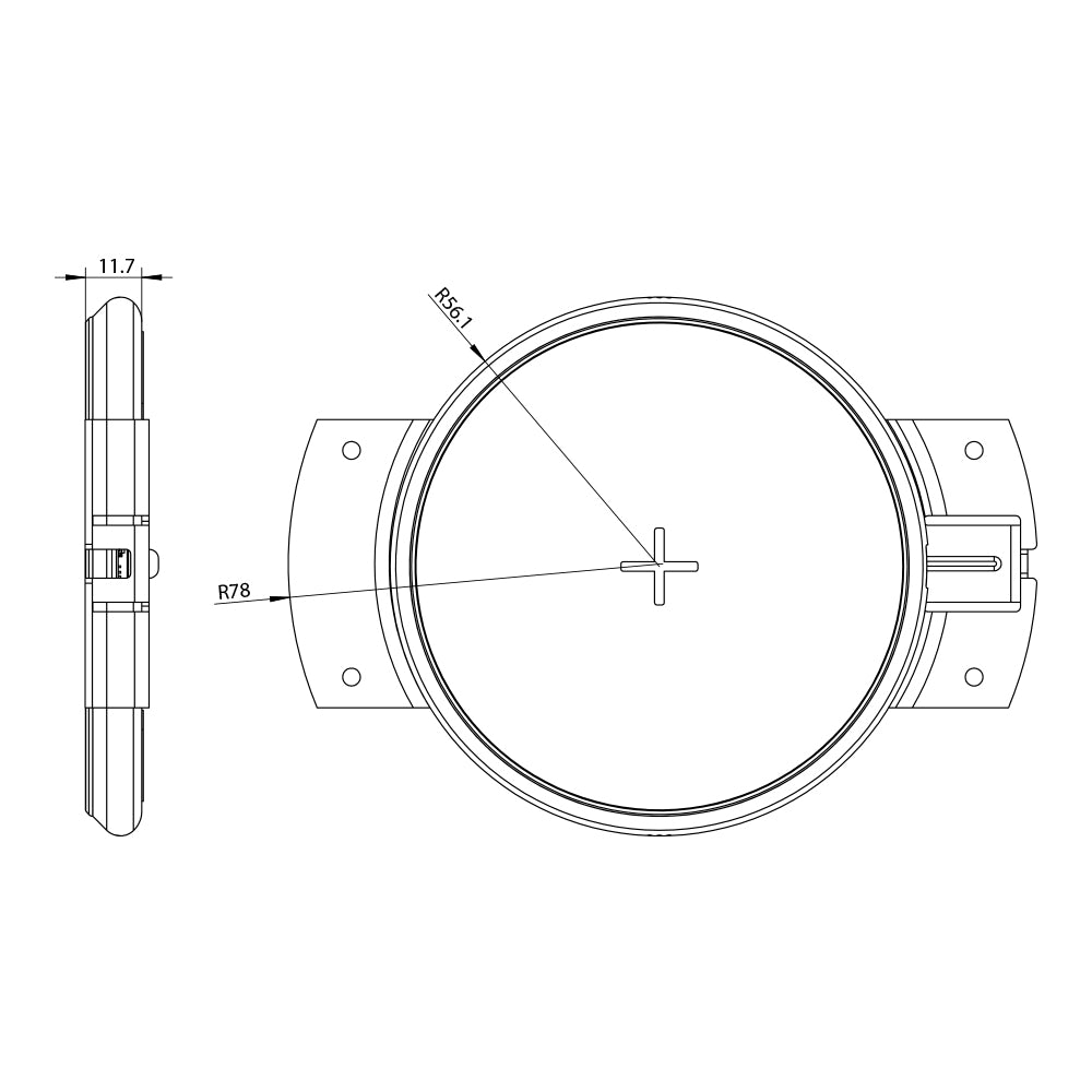 LINKQNET 25 - 35MM 10W WIRELESS UNDER DESK CHARGER - image 2