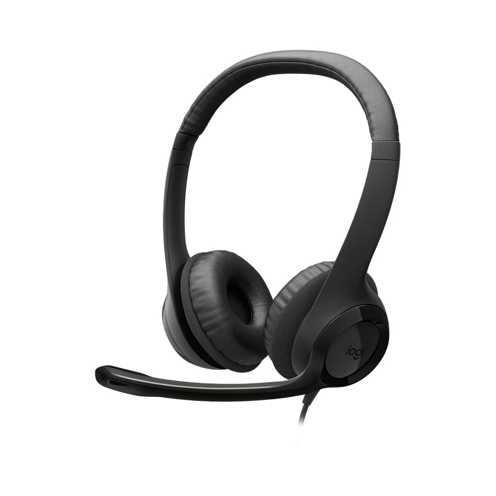 LOGITECH H390 USB  TYPE-C COMPUTER HEADSET WITH NOISE CANCELLING MICROPHONE