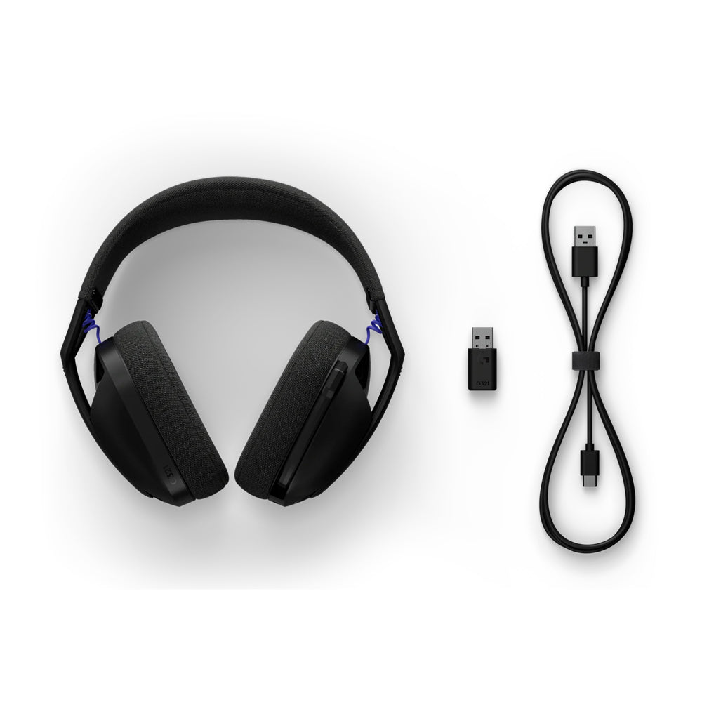 LOGITECH G321 LIGHTSPEED WIRELESS GAMING HEADSET - BLACK (981-001563) - image 5