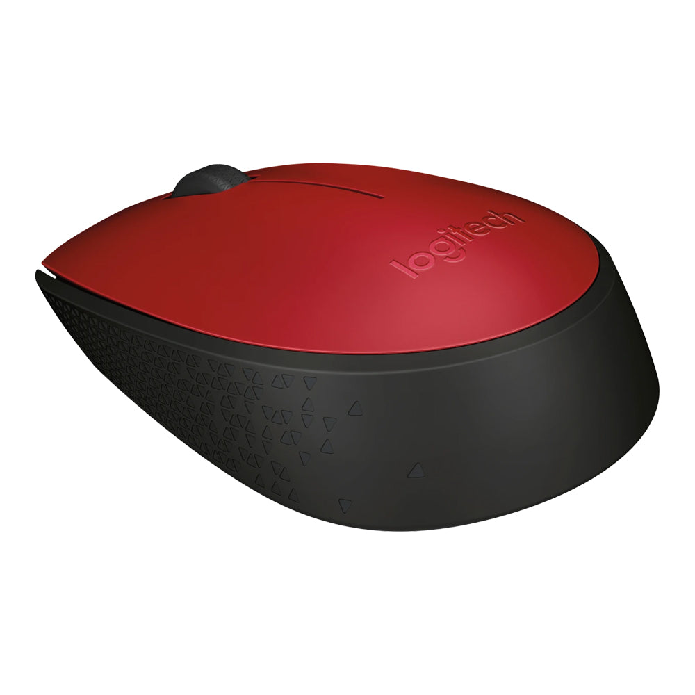 LOGITECH M171 WIRELESS MOUSE - RED AND BLACK (910-004641) - image 2