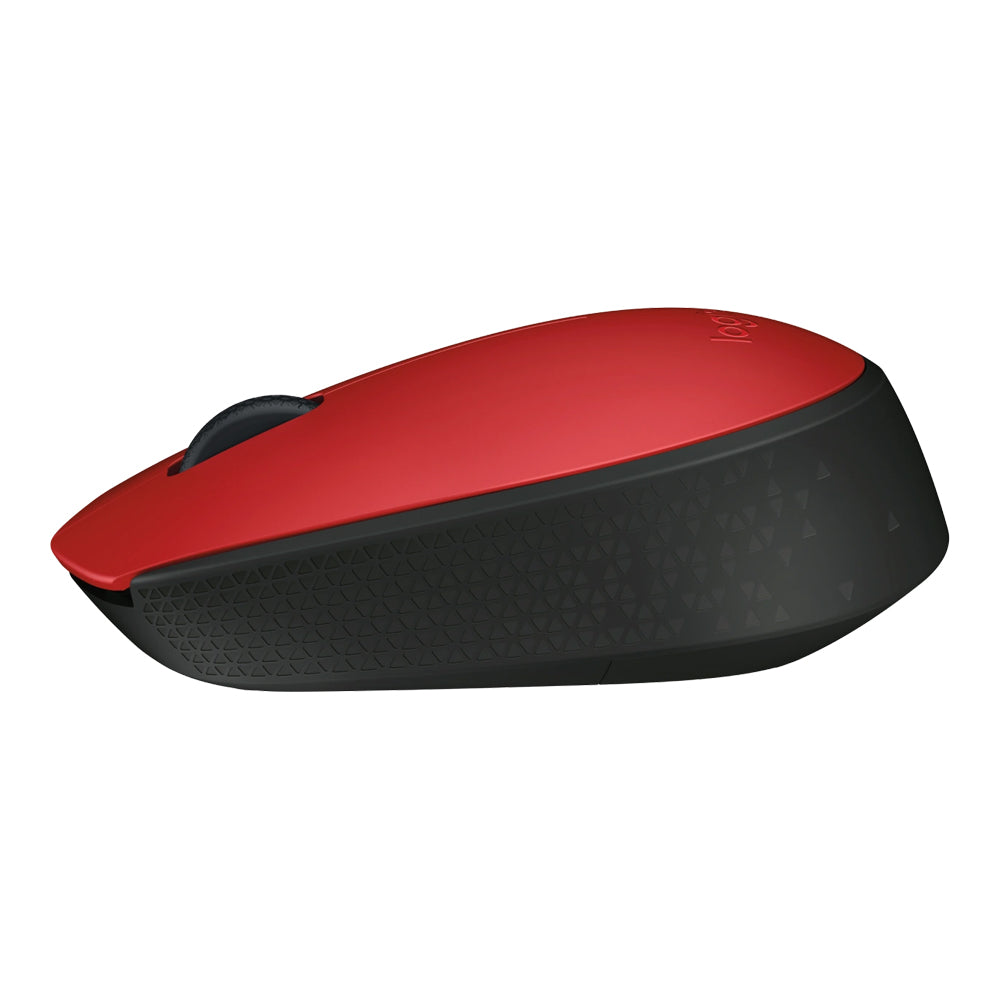 LOGITECH M171 WIRELESS MOUSE - RED AND BLACK (910-004641) - image 3