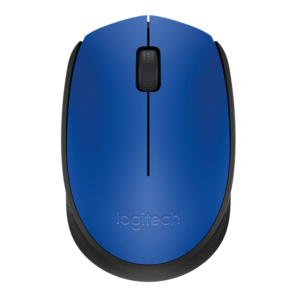 LOGITECH M171 WIRELESS MOUSE - BLUE AND BLACK (910-004640)