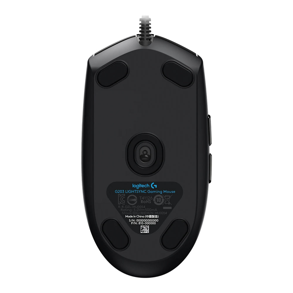 LOGITECH G203 LIGHTSYNC RGB WIRED GAMING MOUSE - BLACK (910-005796) - image 4