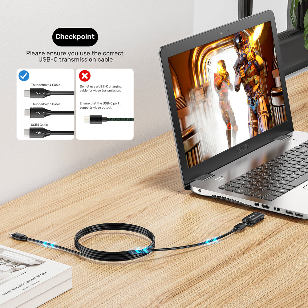 UNITEK V1187B HDMI TO USB TYPE-C ADAPTER - 4K @60HZ, UNIDIRECTIONAL - image 8
