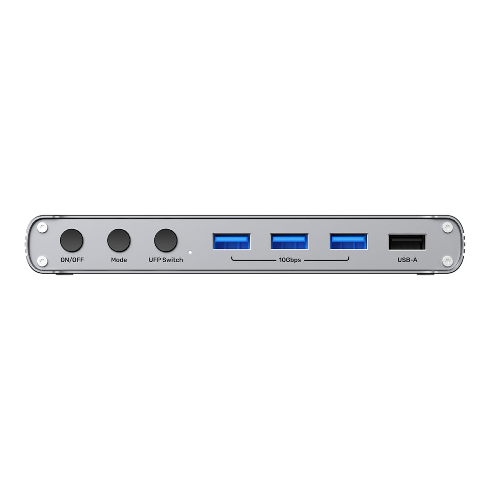 UNITEK D1118A USB TYPE-C 10GBPS 4K @30HZ HDMI SPLIT-SCREEN KVM SWITCH - image 3