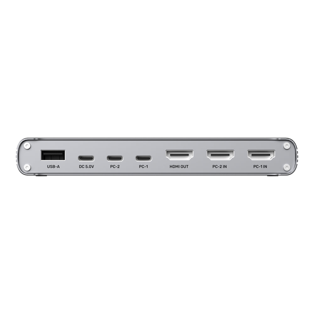 UNITEK D1118A USB TYPE-C 10GBPS 4K @30HZ HDMI SPLIT-SCREEN KVM SWITCH - image 4