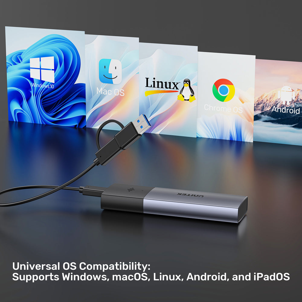 UNITEK S1251AGY SOLIDFORCE ANTI-LOSS USB3.2 GEN2 TYPE-C 10GBPS M.2 NVME SSD ENCLOSURE WITH APPLE FIND MY - image 11
