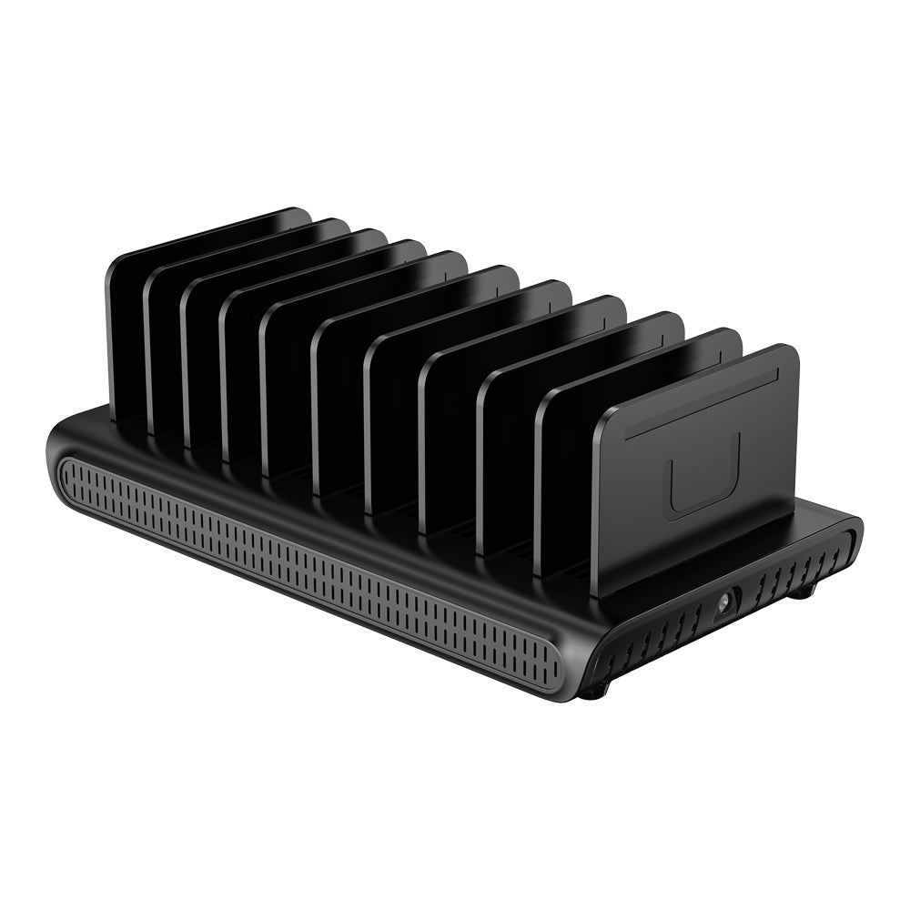 UNITEK P1230E UCHARGE 120W 10-PORT USB TYPE-C/A SMART CHARGING STATION - 8× USB TYPE-C, 2× USB TYPE-A - image 2