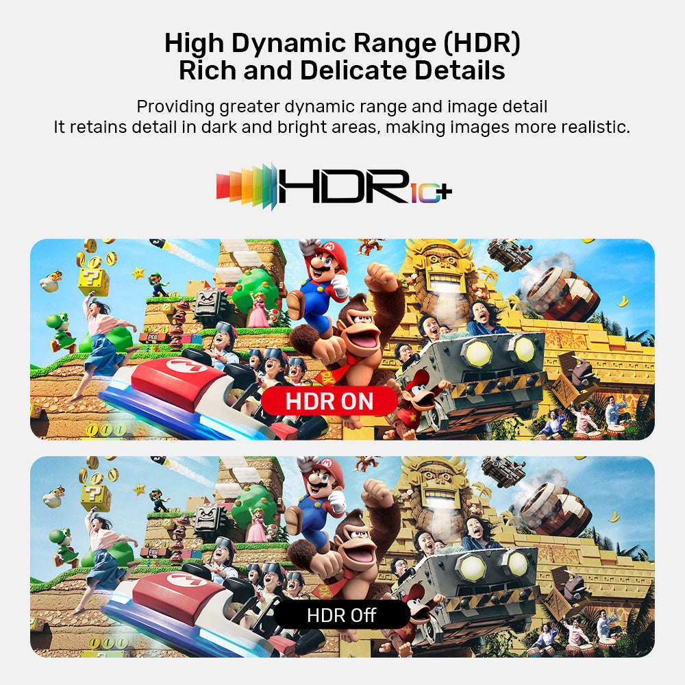 UNITEK V1439ABK 2M USB TYPE-C TO HDMI 4K @60HZ CABLE - PD 100W, UNIDIRECTIONAL - image 7