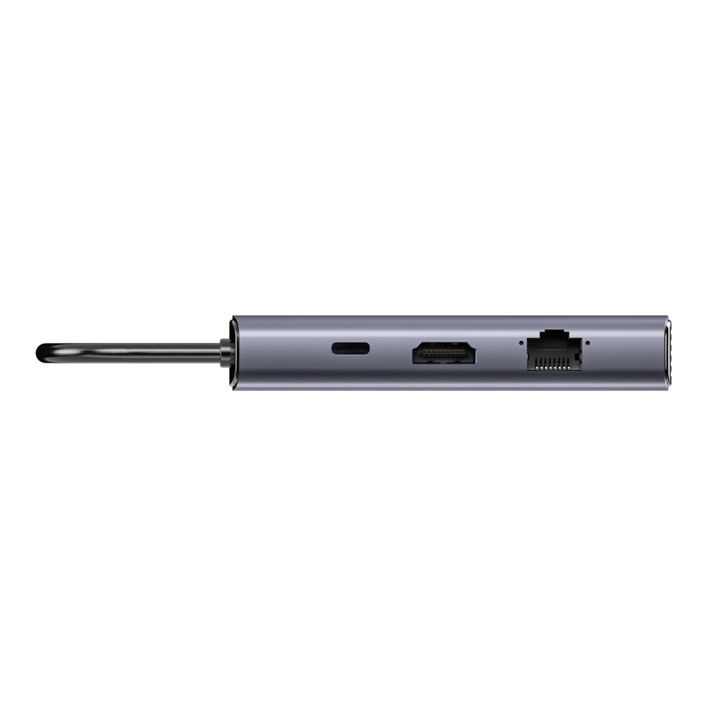 UNITEK D1113C 20CM 6-IN-1 USB TYPE-C PORT REPLICATOR WITH 4K @30HZ, PD 100W AND GIGABIT LAN - image 5