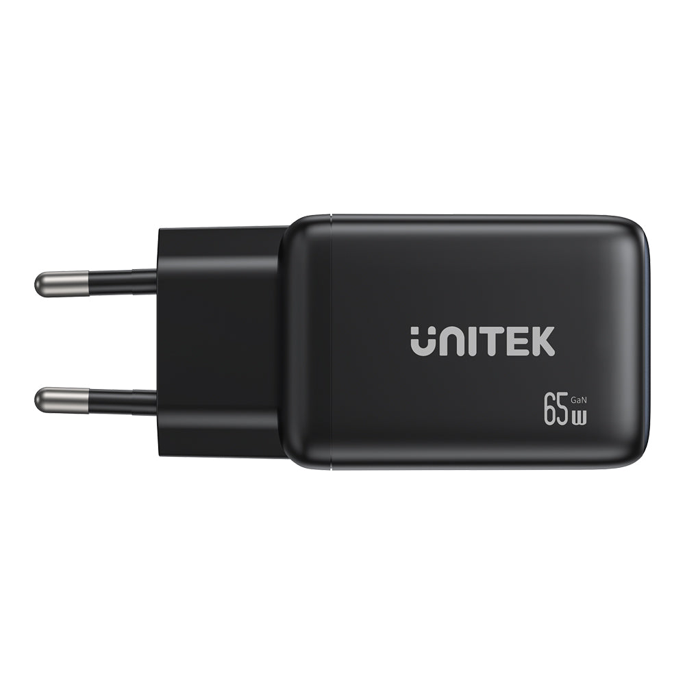 UNITEK P1130A ZENO 65W 3-PORT GAN WALL CHARGER - 2× USB TYPE-C, 1× USB TYPE-A - image 2