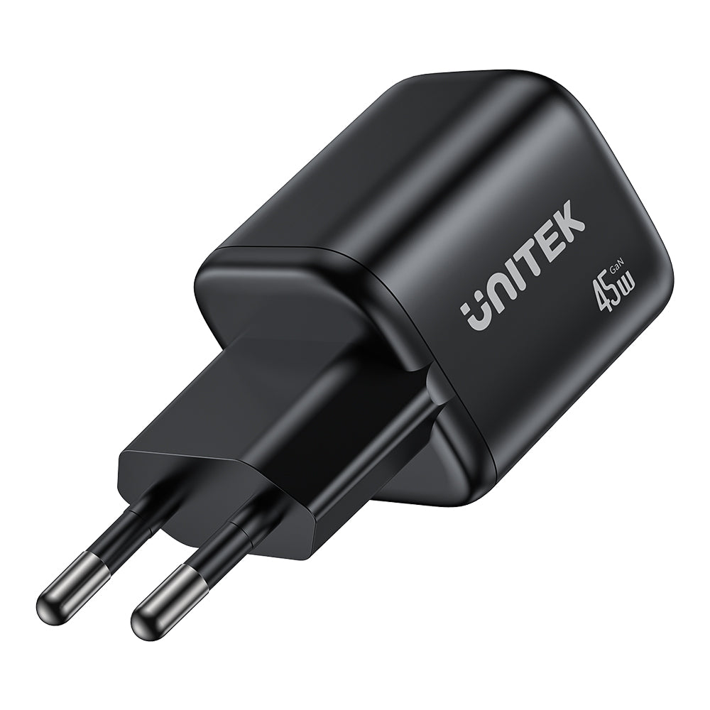 UNITEK P1129A ZENO 45W 2-PORT GAN WALL CHARGER - DUAL USB TYPE-C - image 2