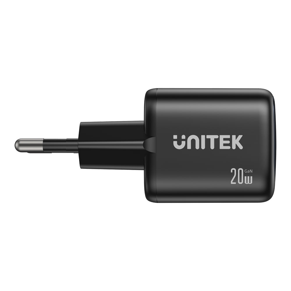 UNITEK P1128A ZENO 20W 2-PORT GAN WALL CHARGER - 1× USB TYPE-C, 1× USB TYPE-A - image 3