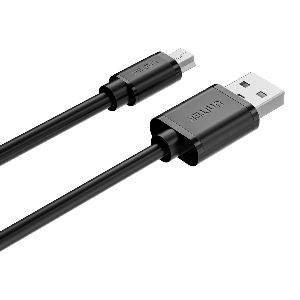 UNITEK Y-C1433EBK 3m USB2.0 TYPE-A MALE TO MINI USB 5-PIN CABLE - image 2
