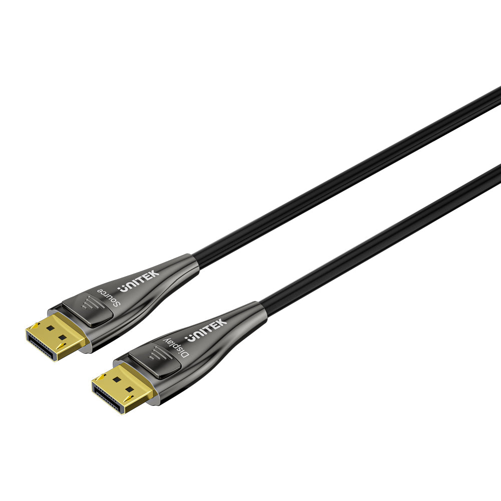 UNITEK C1631ABK 30M 8K DISPLAYPORT 2.1 FIBRE OPTIC CABLE