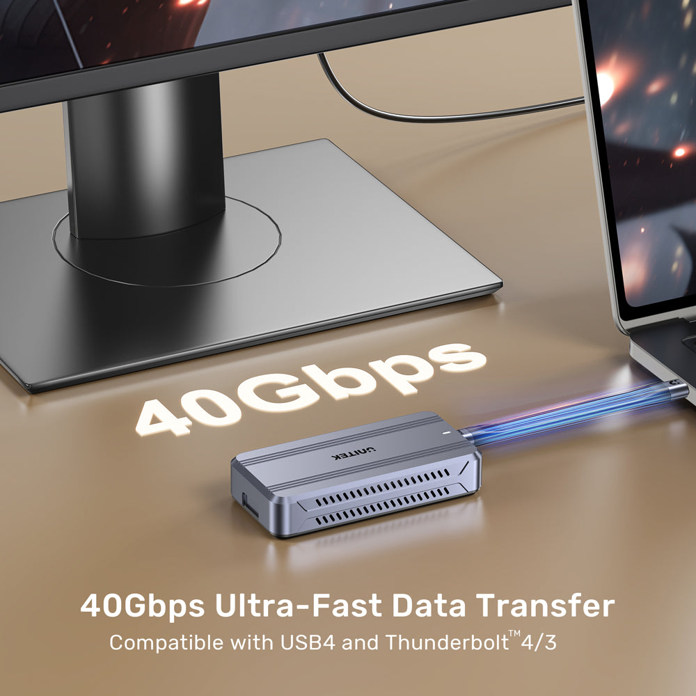 UNITEK C14179A 13CM USB4.0 USB TYPE-C KEYCHAIN CABLE - 240W PD, 40GBPS, 8K @60HZ - image 8