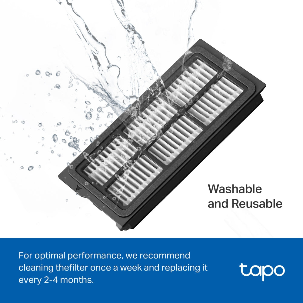 TP-LINK TAPO RVA520 ROBOT VACUUM WASHABLE HEPA FILTERS (4-PACK) - image 2