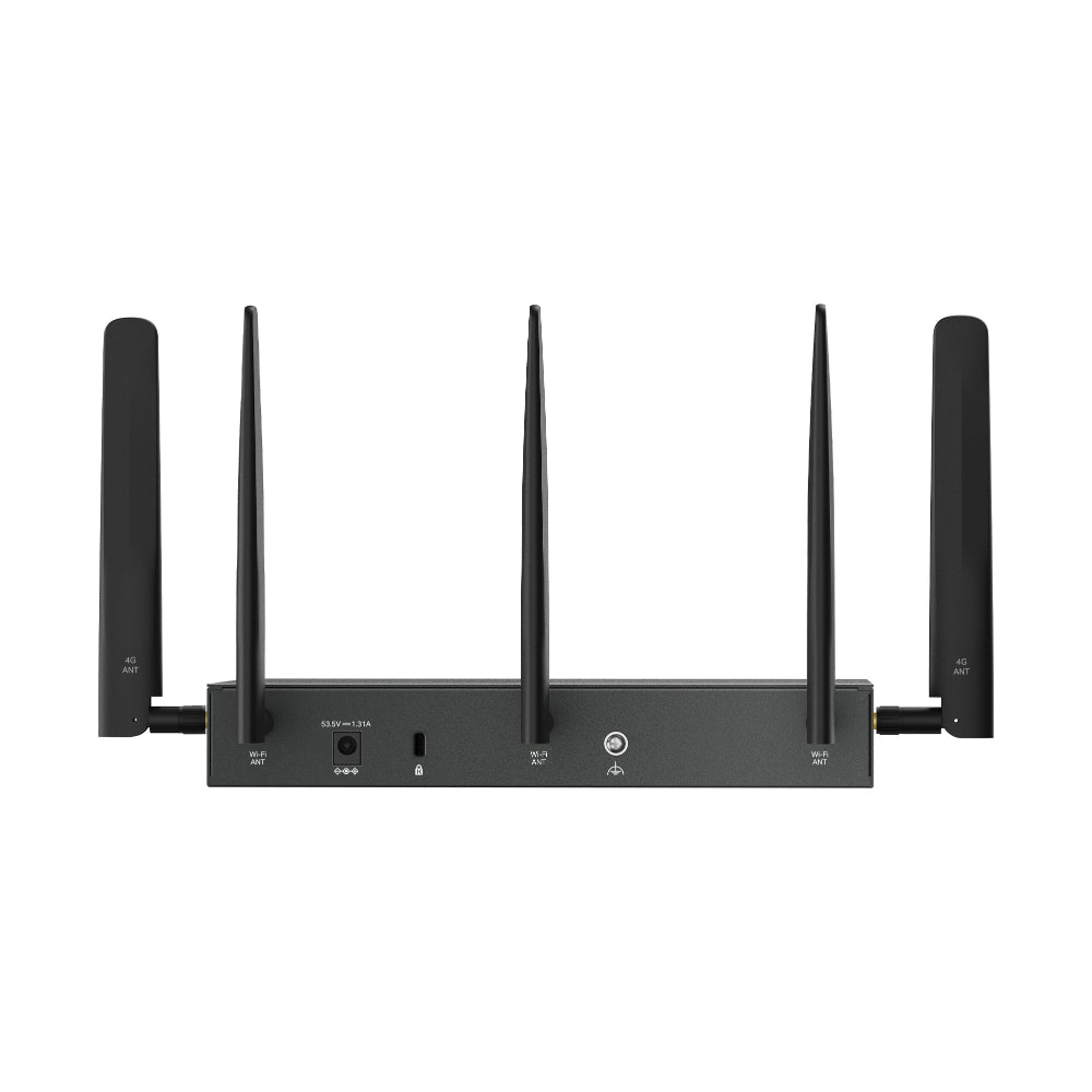 TP-LINK OMADA ER706WP-4G 4G+ CAT6 AX3000 GIGABIT VPN GATEWAY WITH 4-PORT POE+ - image 4