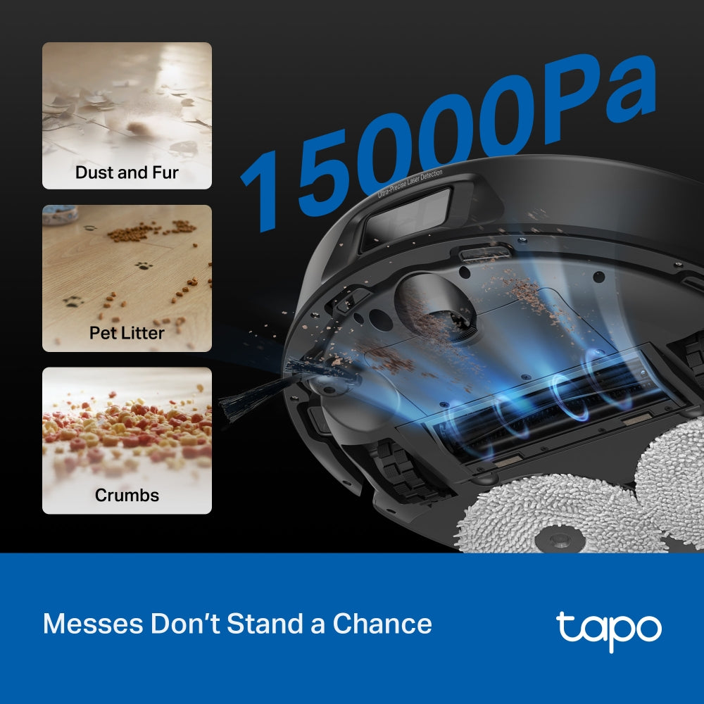 TP-LINK TAPO RV50 PRO OMNI AI DETECTION ROBOT VACUUM AND MOP WITH ALL-IN-ONE SELF-CLEANING STATION - image 5
