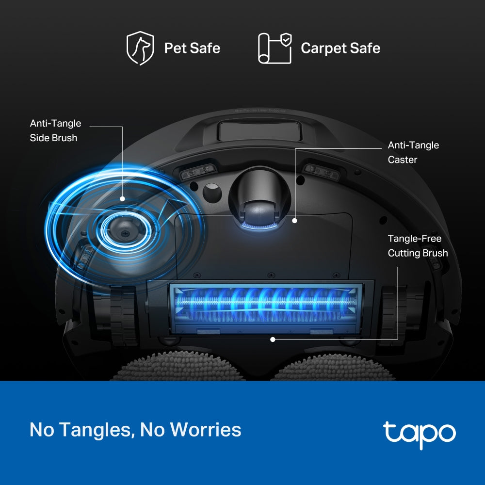 TP-LINK TAPO RV50 PRO OMNI AI DETECTION ROBOT VACUUM AND MOP WITH ALL-IN-ONE SELF-CLEANING STATION - image 7