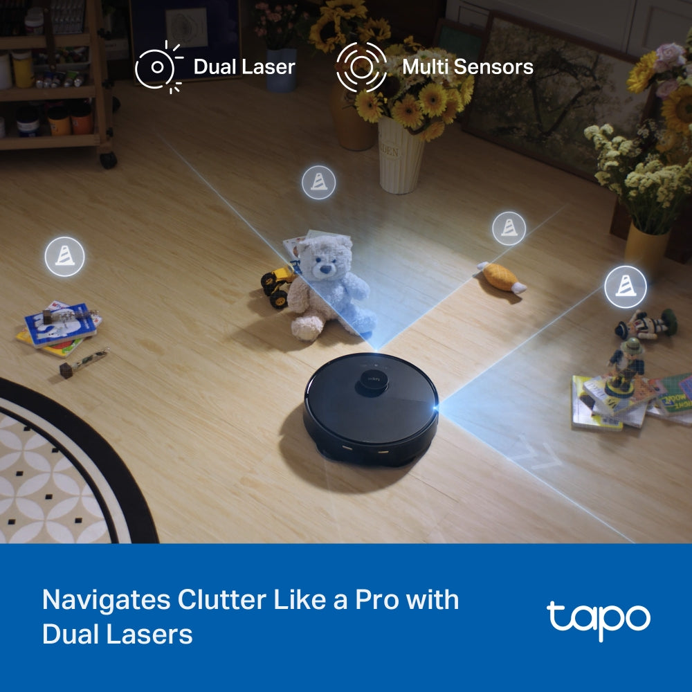 TP-LINK TAPO RV50 PRO OMNI AI DETECTION ROBOT VACUUM AND MOP WITH ALL-IN-ONE SELF-CLEANING STATION - image 11