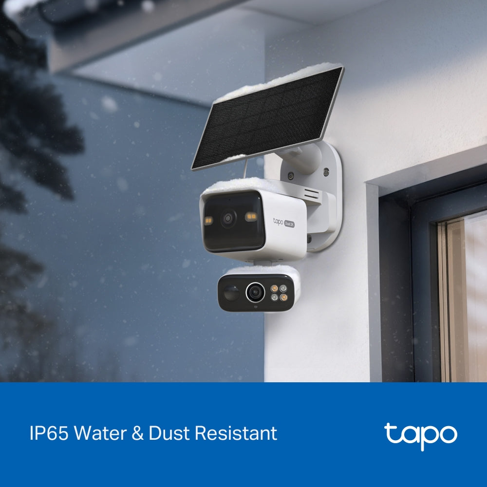 TP-LINK TAPO C645D KIT SOLAR-POWERED 2K 3MP DUAL-LENS PAN/TILT SECURITY CAMERA KIT - image 13