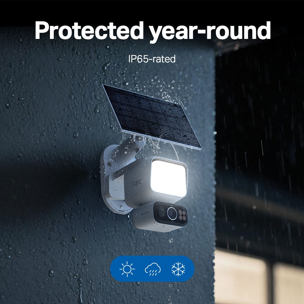 TP-LINK TAPO C615F KIT SOLAR-POWERED FLOODLIGHT 2K 3MP PAN/TILT SECURITY CAMERA KIT - image 12