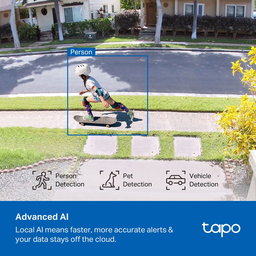 TP-LINK TAPO C465 4K 8MP BATTERY-POWERED SECURITY CAMERA WITH BUILT-IN SOLAR PANEL - image 9