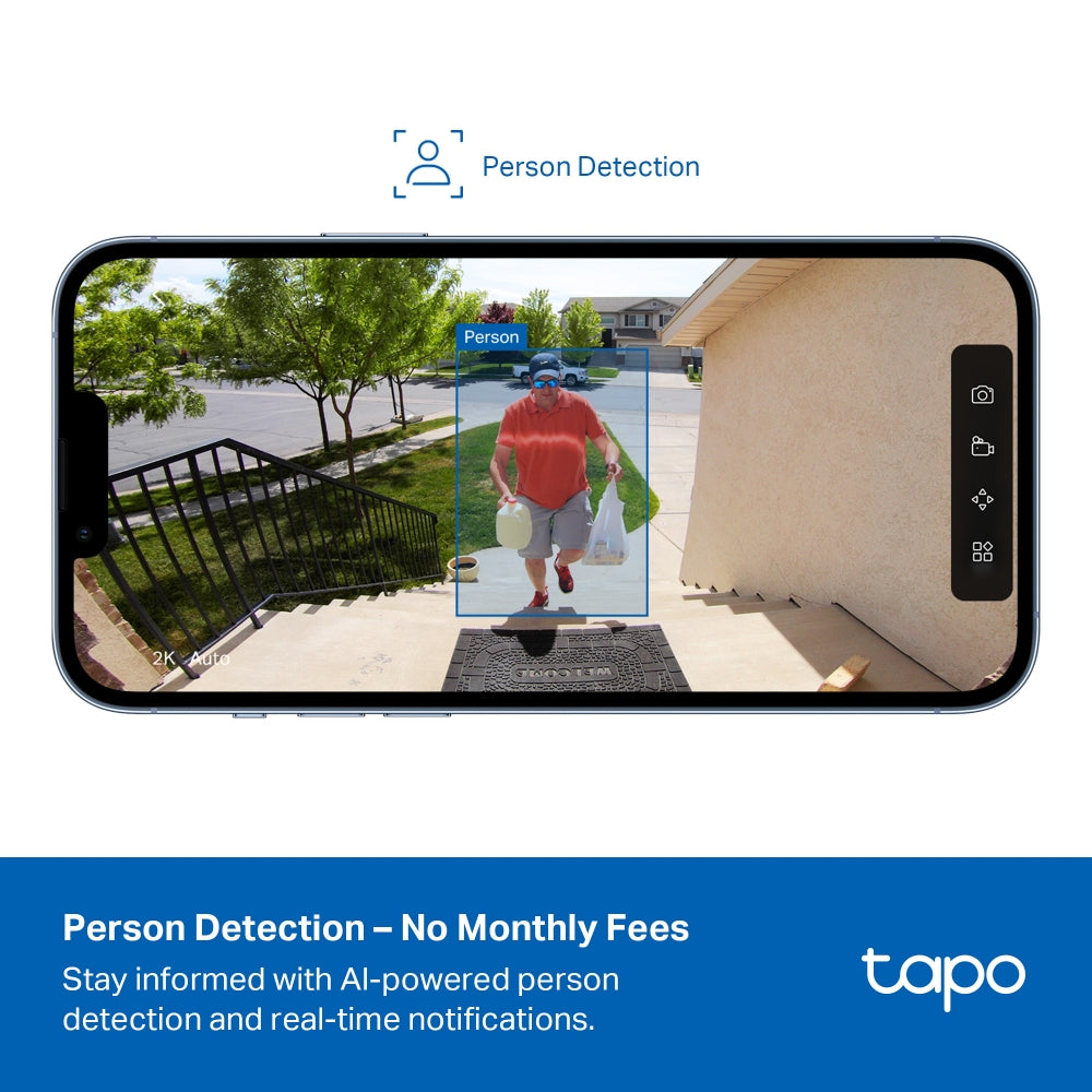 TP-LINK TAPO C401 1080P SMART WIRE-FREE OUTDOOR SECURITY CAMERA - image 7