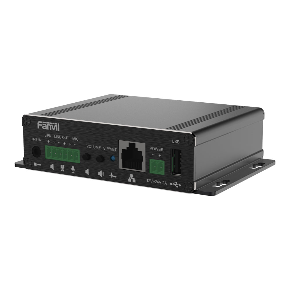 FANVIL PA3 SIP PAGING AND PUBLIC ADDRESS GATEWAY WITH INTEGRATED AMPLIFIER
