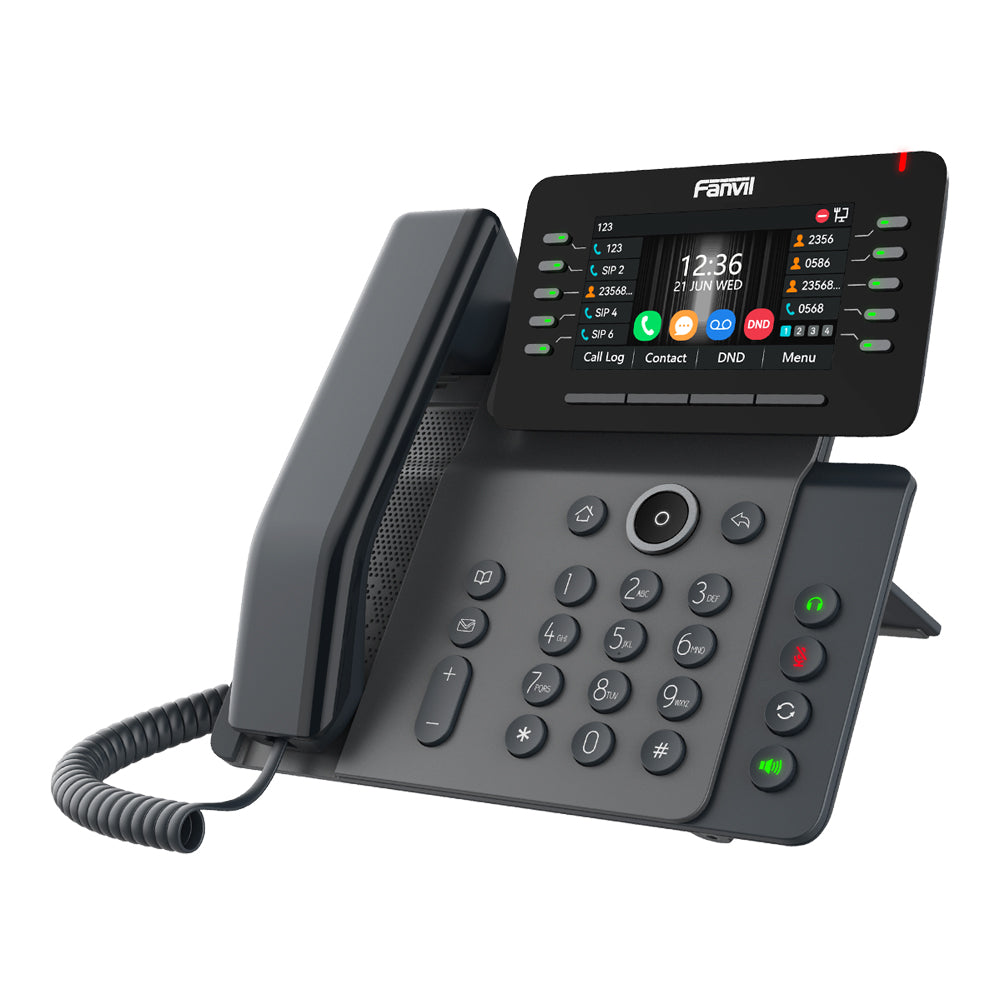 FANVIL V65 PRIME BUSINESS IP PHONE WITH A 4.3" COLOUR DISPLAY, DUAL-BAND WI-FI, BT 4.2 AND GIGABIT POE