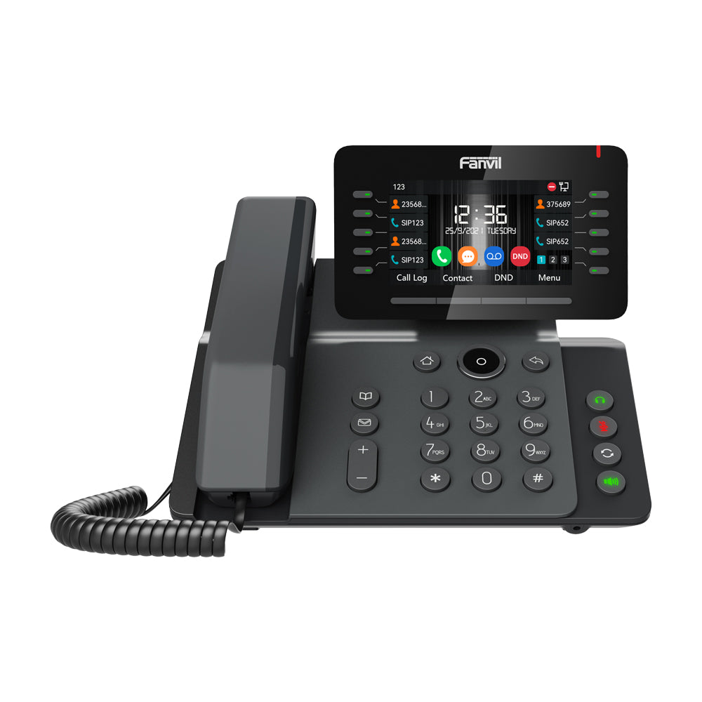 FANVIL V65 PRIME BUSINESS IP PHONE WITH A 4.3" COLOUR DISPLAY, DUAL-BAND WI-FI, BT 4.2 AND GIGABIT POE - image 2