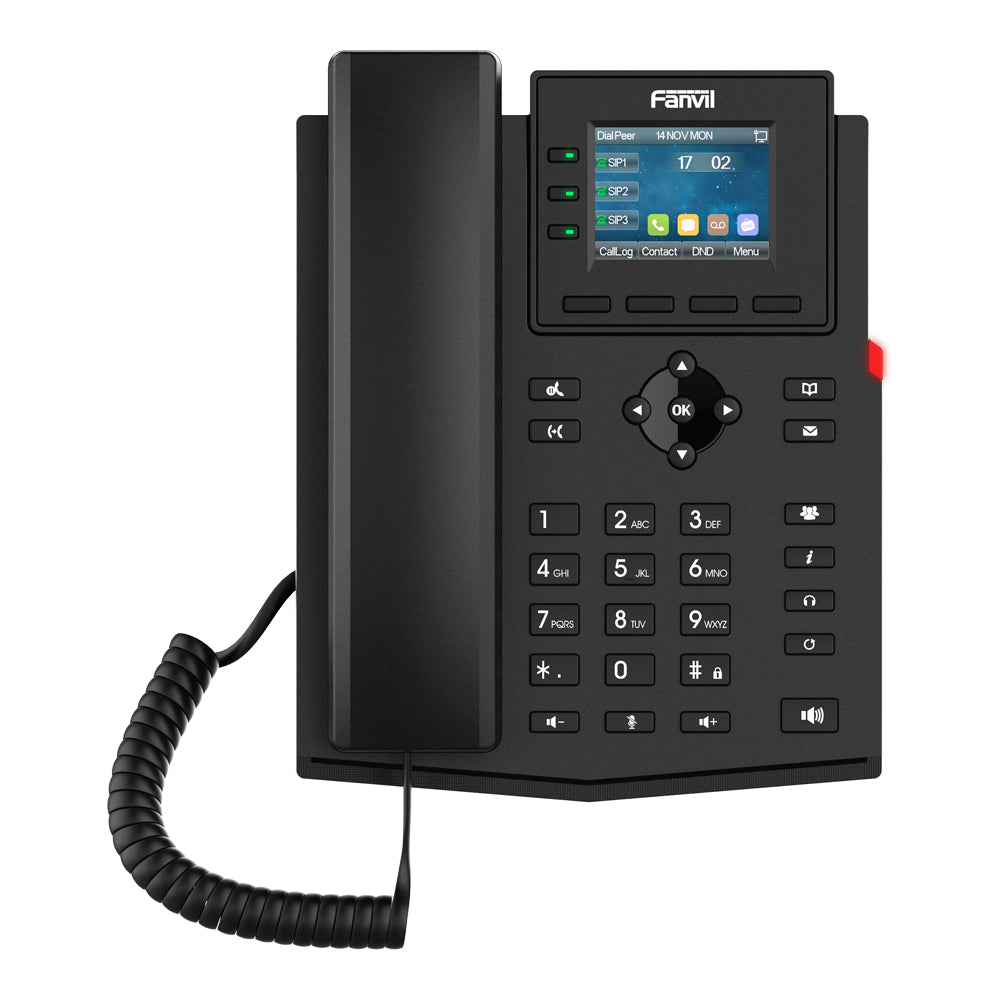 FANVIL X303-2 WIRE IP PHONE WITH 2.4" COLOUR SCREEN - image 2