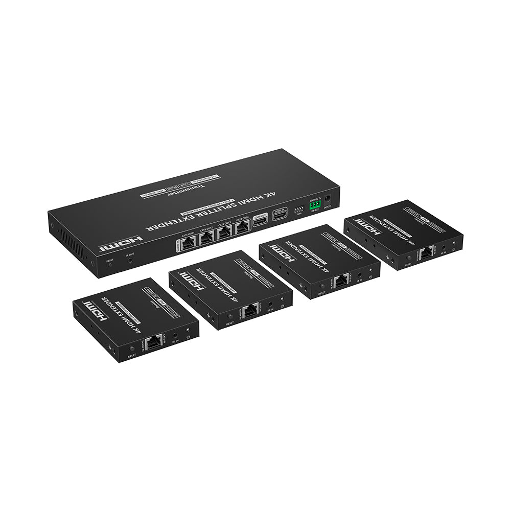 LENKENG LKV824P-N 1X4 4K @60HZ HDMI SPLITTER EXTENDER OVER 70M WITH IPCOLOR IMAGE - image 3