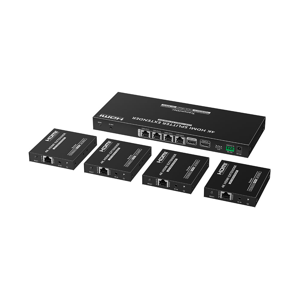 LENKENG LKV824P-N 1X4 4K @60HZ HDMI SPLITTER EXTENDER OVER 70M WITH IPCOLOR IMAGE