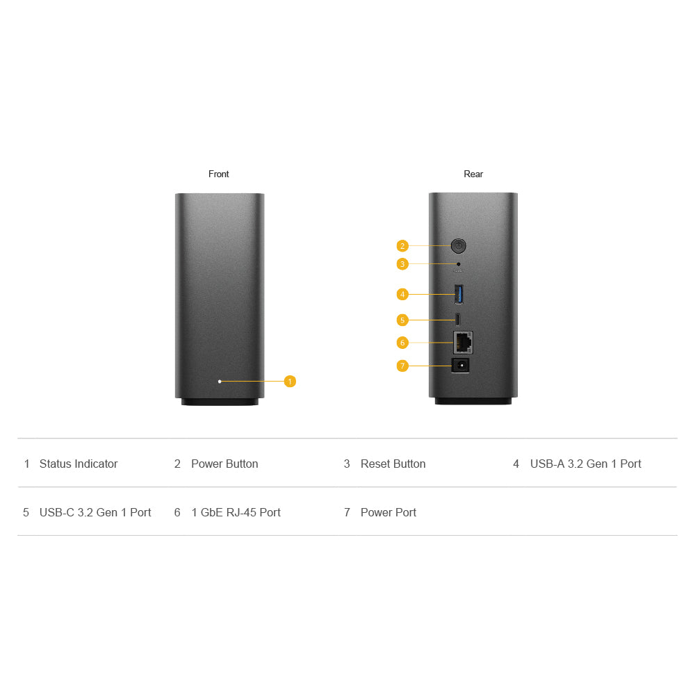SYNOLOGY BEESTATION PLUS BST170 8TB PERSONAL STORAGE HUB - image 8