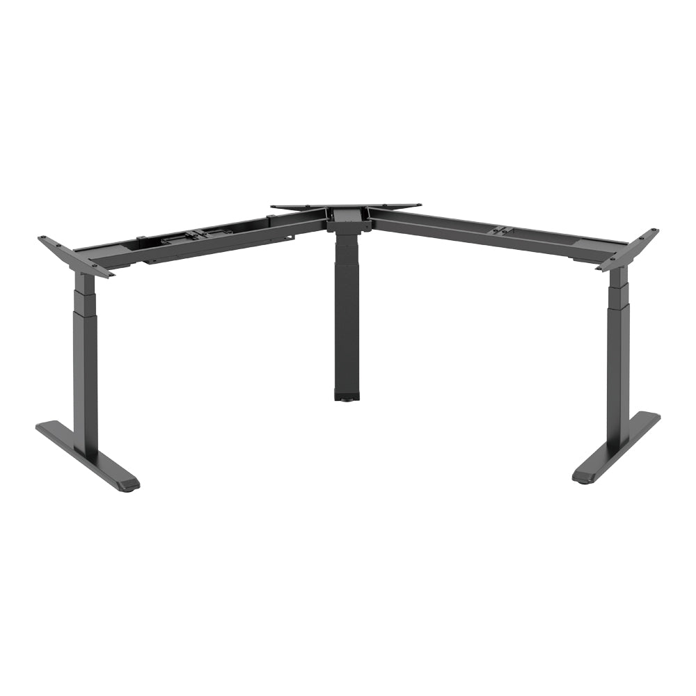 LINKQNET M06-33DC 3-STAGE TRIPLE MOTOR ELECTRIC SIT-STAND DESK FRAME - BLACK