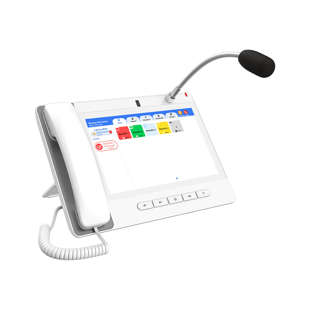 FANVIL A320I NURSE CONSOLE PHONE WITH 10.1" TOUCHSCREEN, 8MP CAMERA AND GOOSENECK MICROPHONE - WHITE - image 3