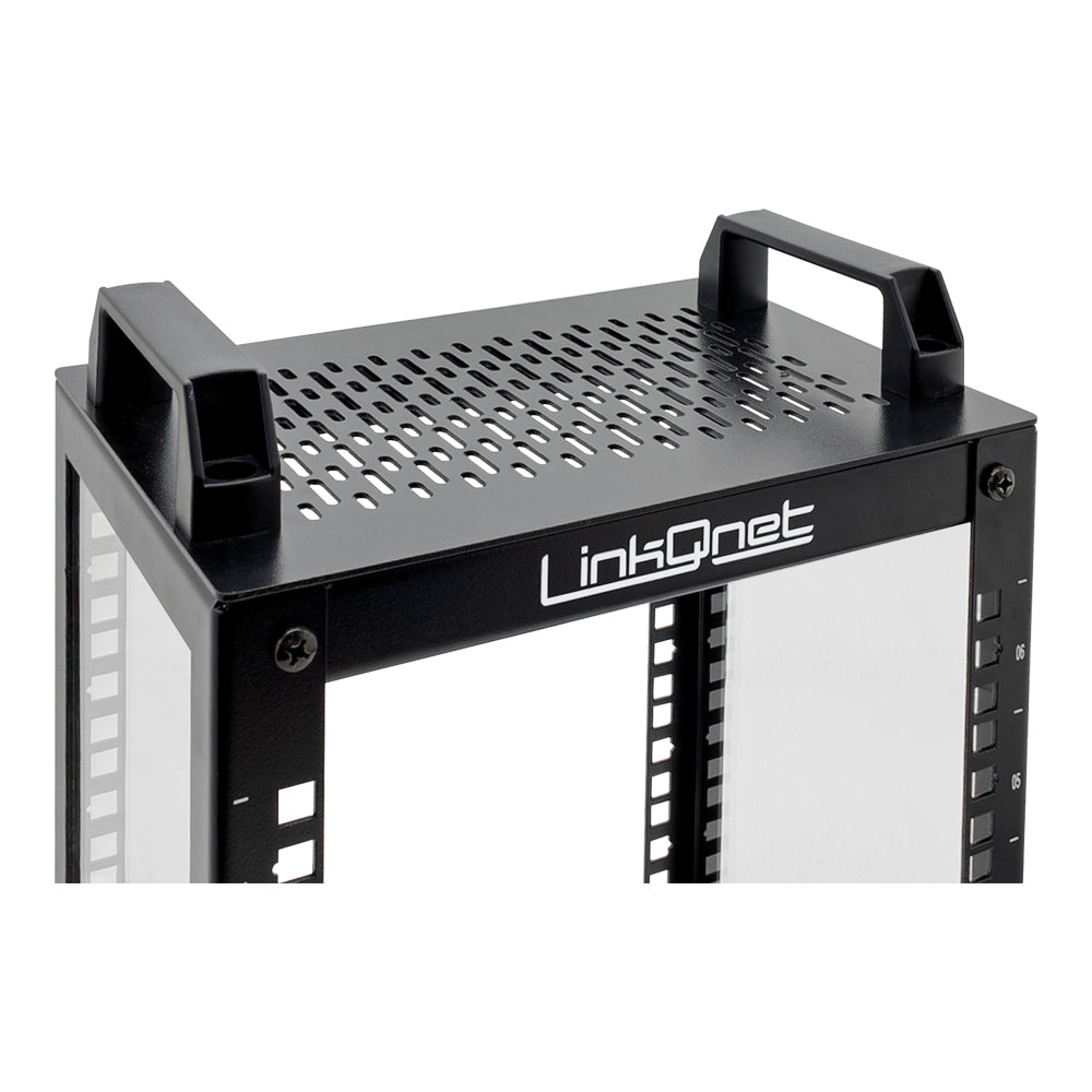 LINKQNET 4U 10-INCH 280X200 MINI OPEN RACK - image 2