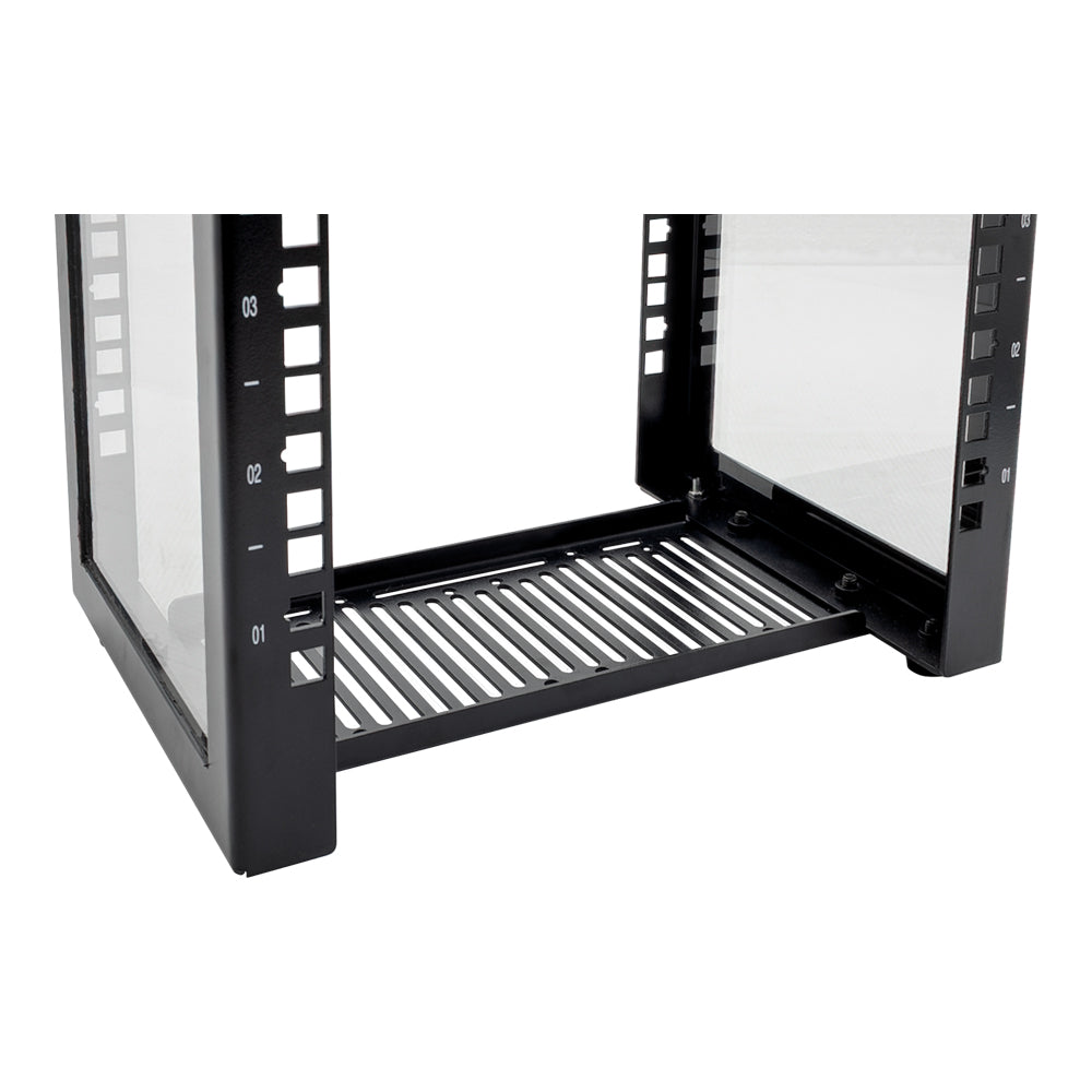 LINKQNET 4U 10-INCH 280X200 MINI OPEN RACK - image 3