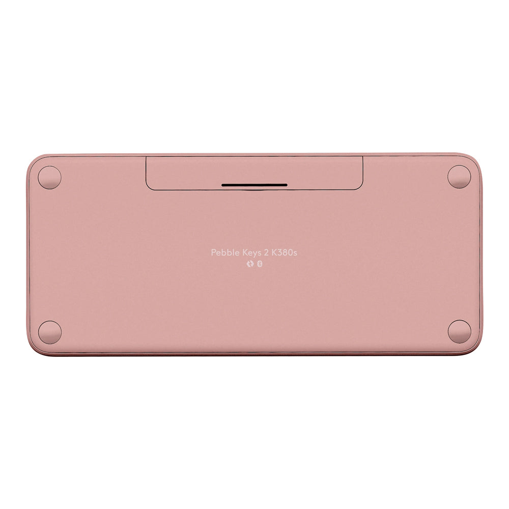 LOGITECH PEBBLE KEYS 2 K380S SLIM, MINIMALIST BLUETOOTH KEYBOARD - TONAL ROSE - image 3