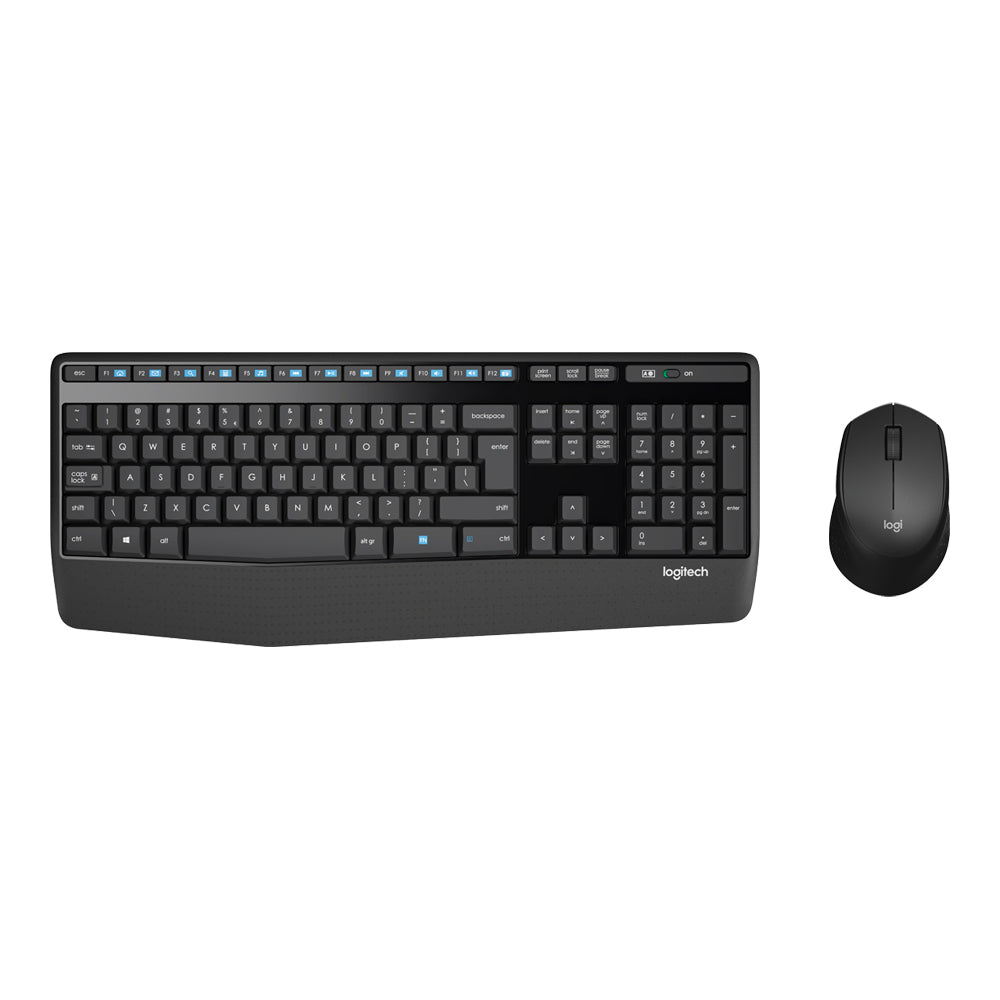 LOGITECH MK345 COMFORT WIRELESS KEYBOARD AND MOUSE COMBO WITH PALM REST (920-006489)